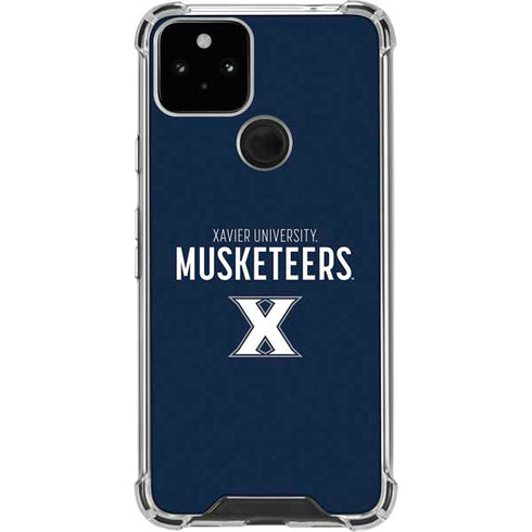Xavier University Muskateers Google Pixel 5 Clear Case